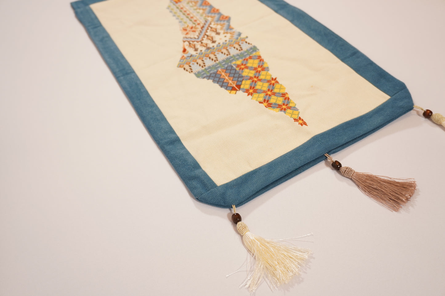 Palestine Map Moallaqa | Handmade Wall Hanging |