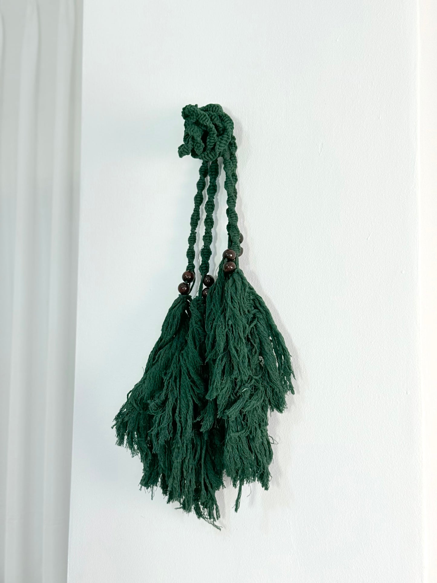 Handmade Crochet Curtain Holders | Boho Tassel Tiebacks