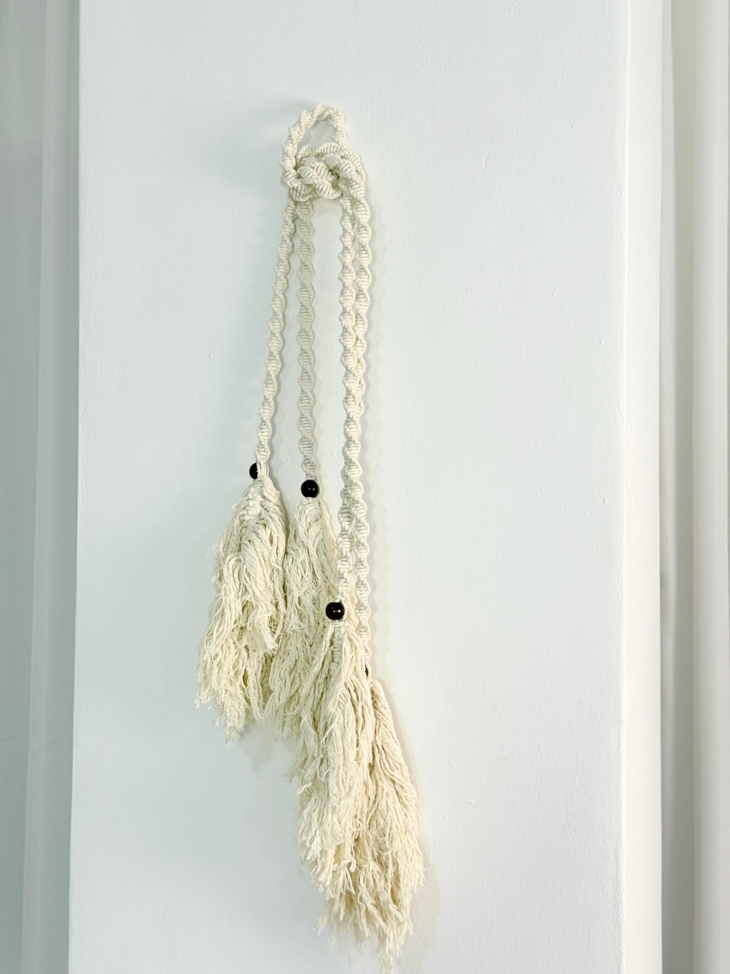 Handmade Crochet Curtain Holders | Boho Tassel Tiebacks