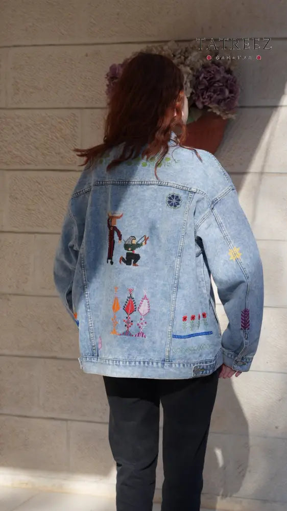Horea Handmade Embroidered Denim Jacket - Clothing & Wearables