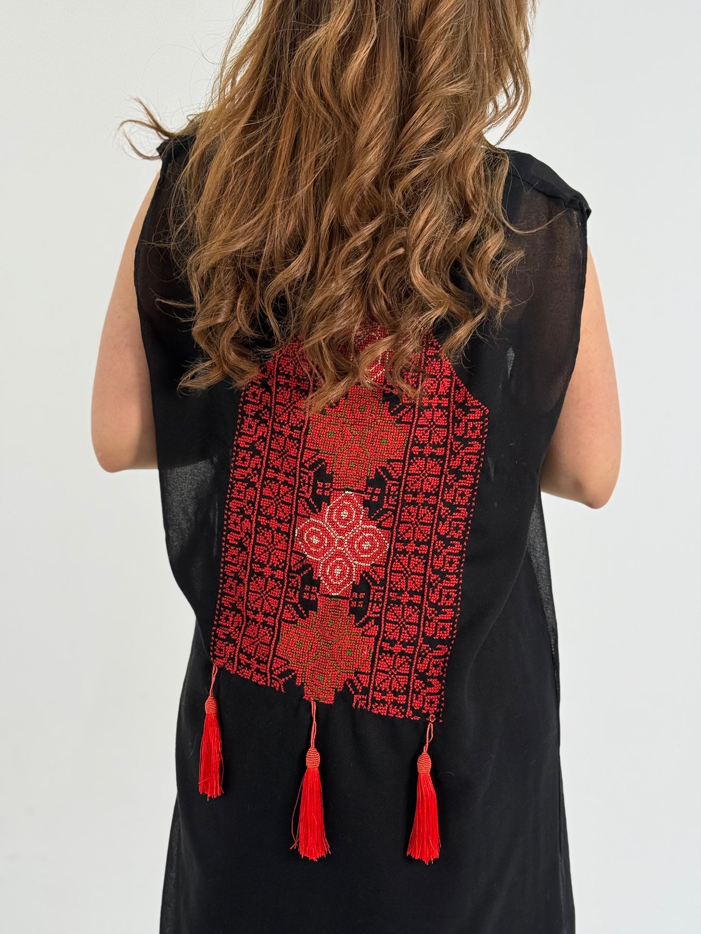 Safad: Handmade Cut Top with Beautiful Palestinian Embroidery