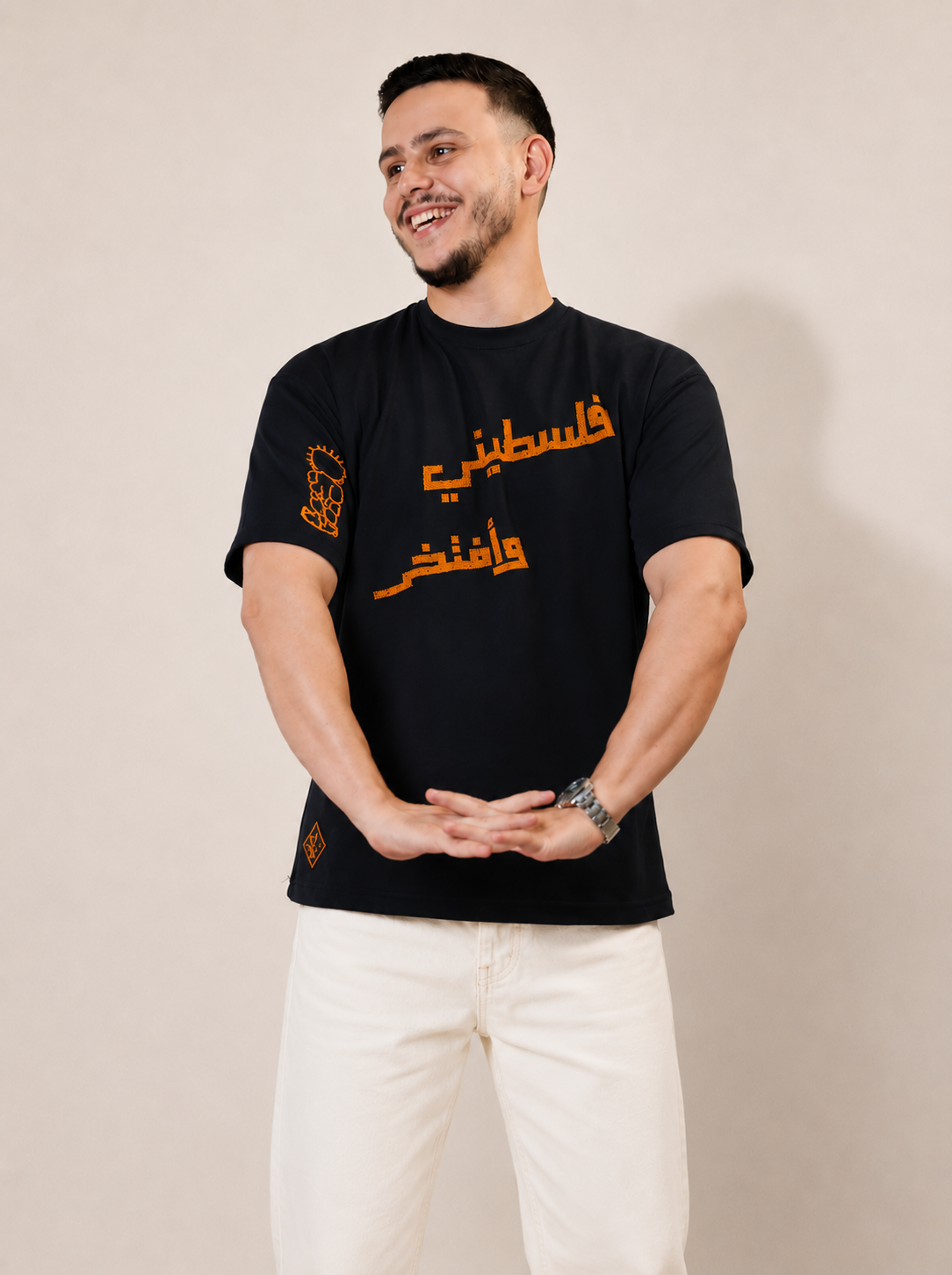 تي شيرت – (فلسطيني وأفتخر)