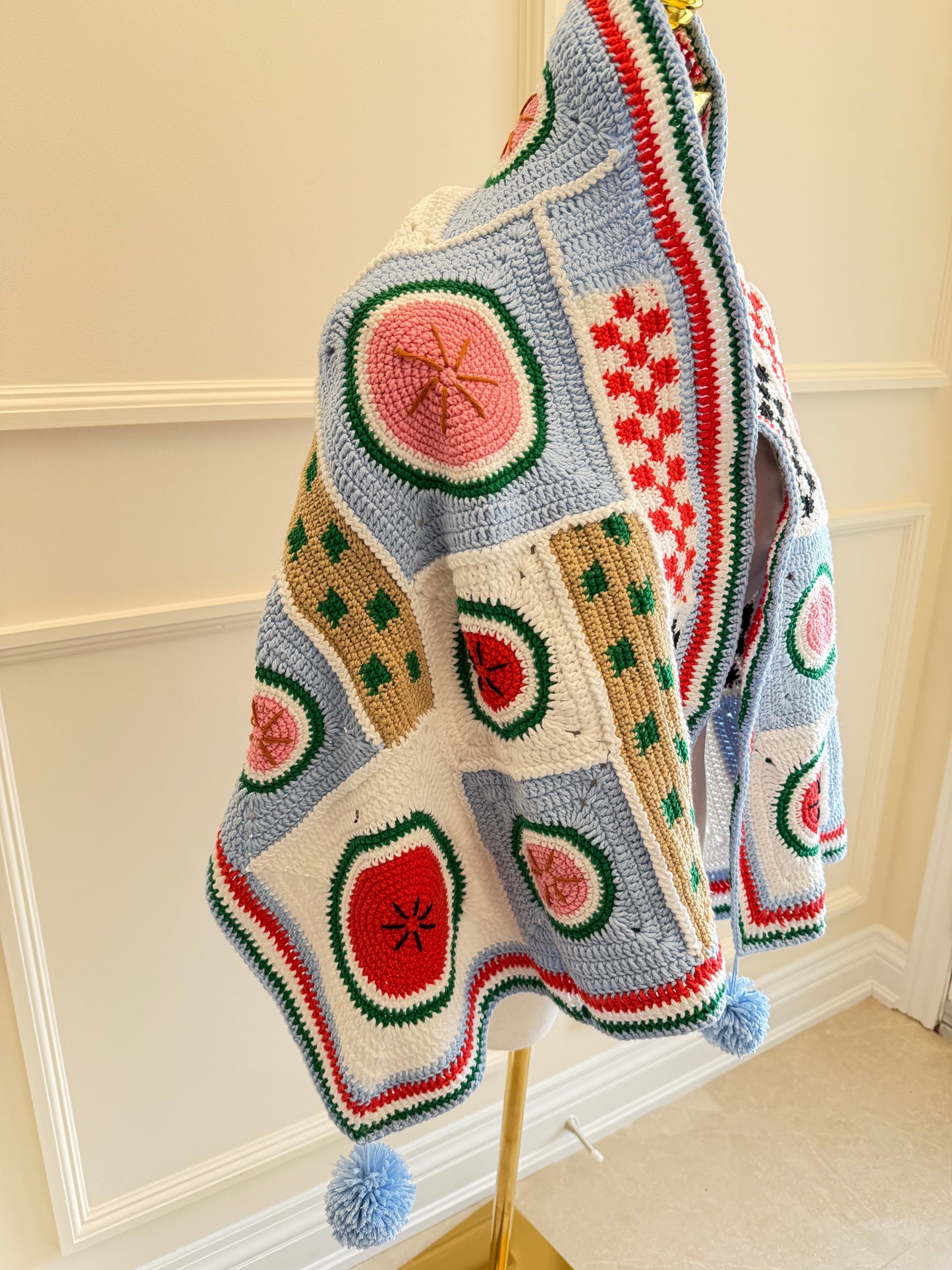 Helwe Watermelon Shawl | Handmade Crochet