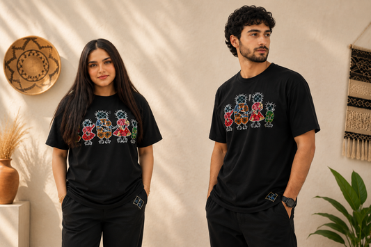 Handhala Family Cotton T-Shirt – Handmade Palestinian Tatreez