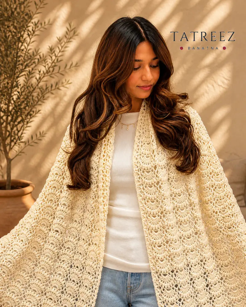 A Crochet Shawl of Al Khalil - Clothing & Wearables