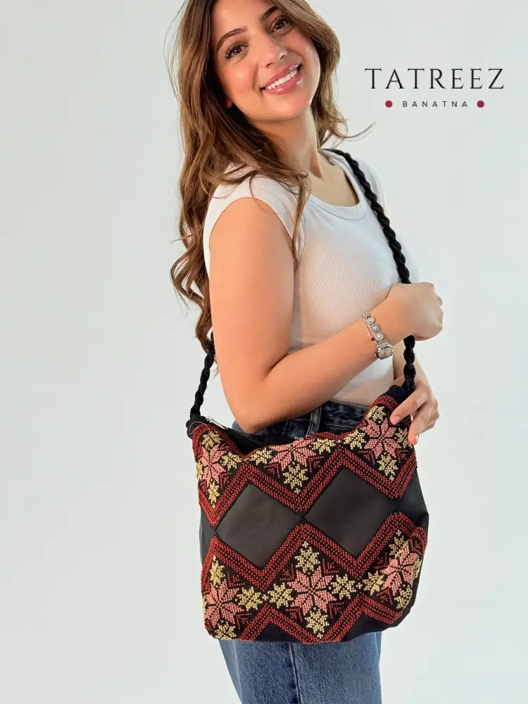 Cozy Cute Practical Bag - Made from Burlap and Etamin Accessories