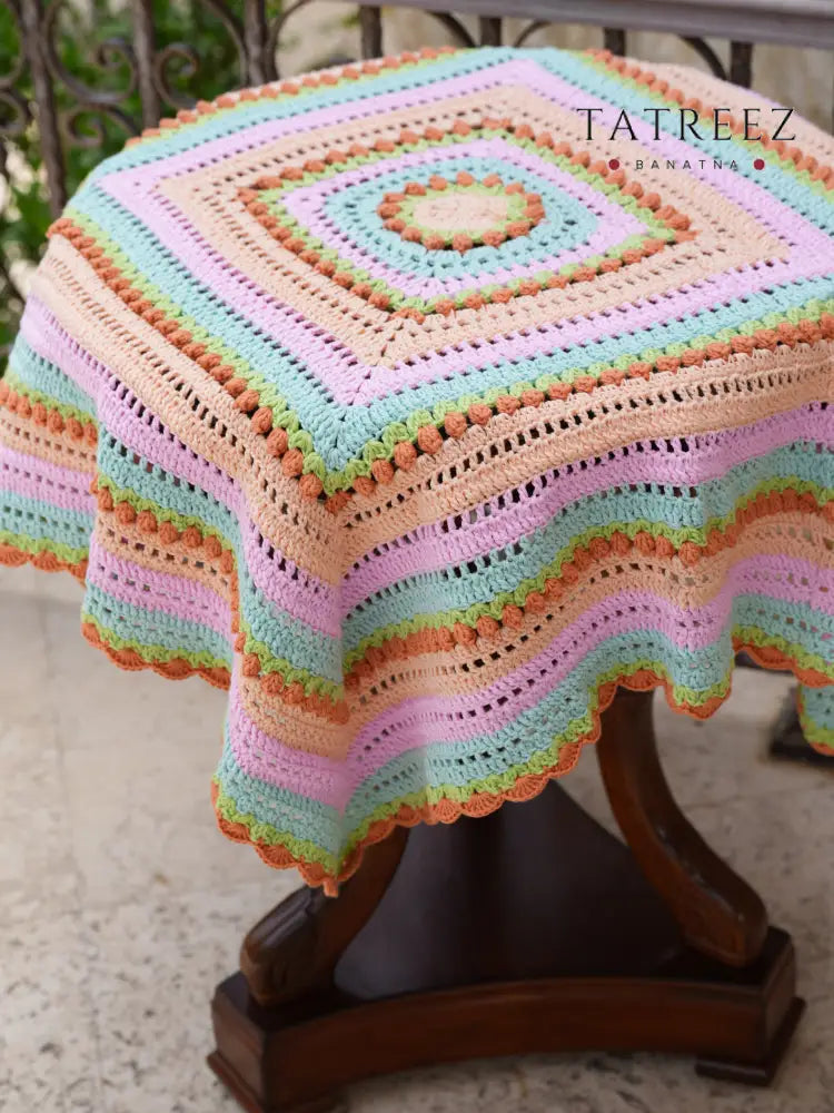 Crochet Table Cover | Tatreez Banatna Handmade - Kids