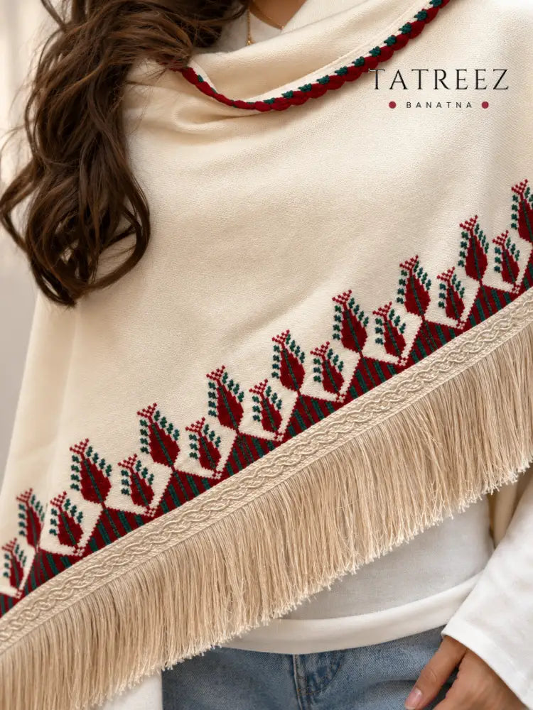 Elegant Shawl from Ramallah - Clothing & Wearables