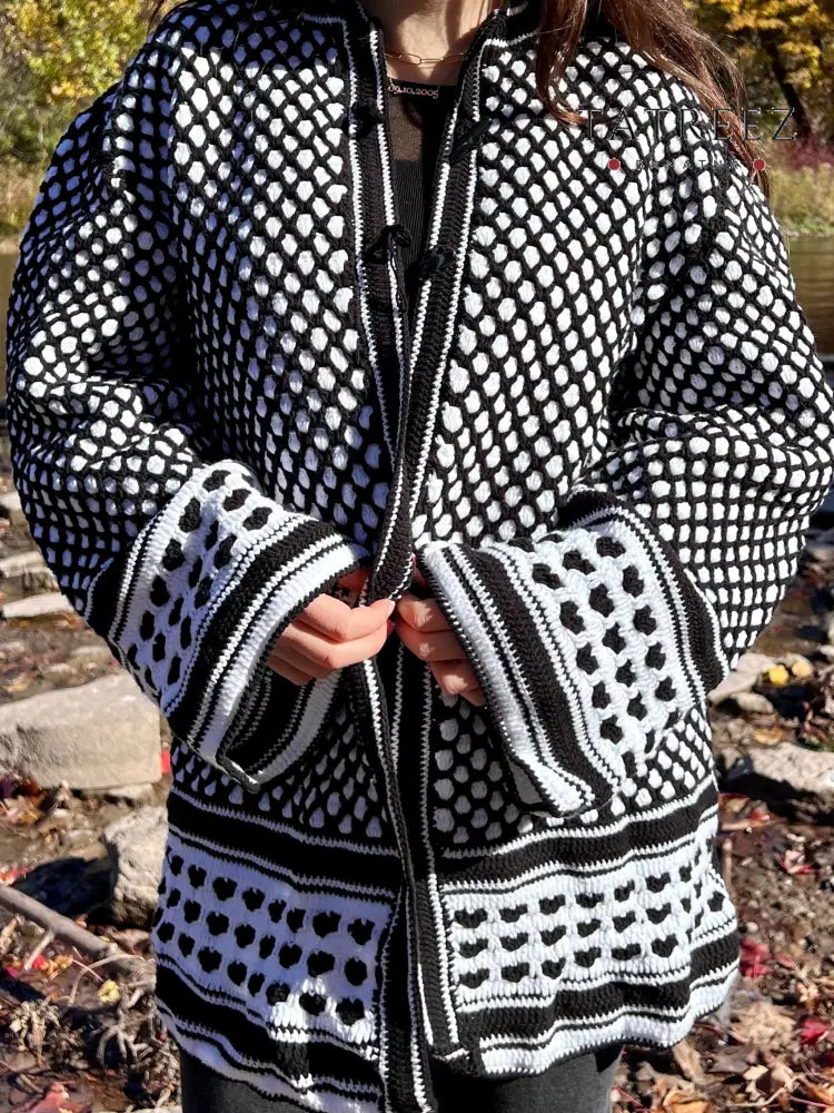 Exquisite Handmade Kofeya Design Cardigan Clothing & Wearables