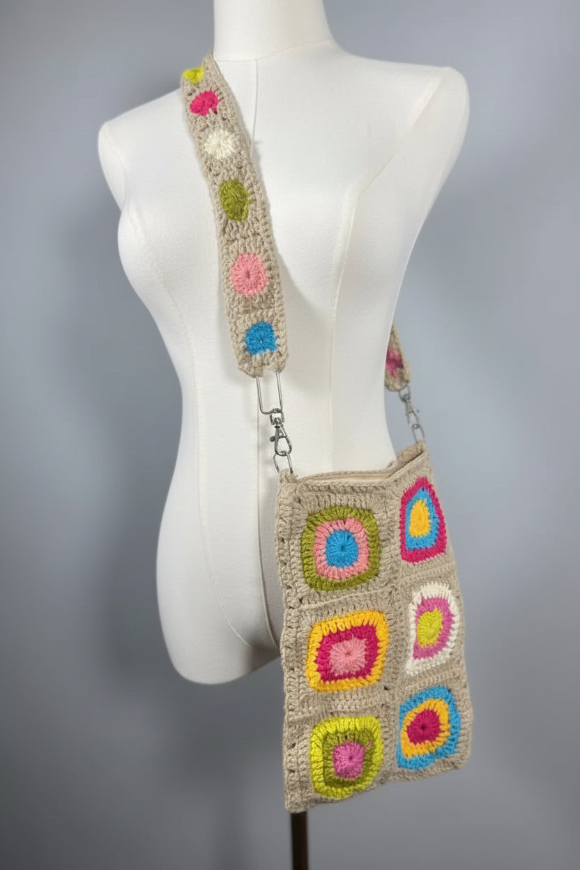 Introducing Our One-of-a-Kind Handmade Crochet Handbag! Accessories