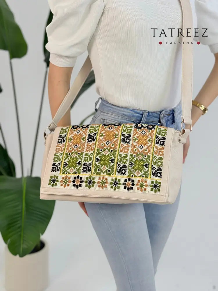 Jaffa Bloom Handmade Messenger Bag Accessories