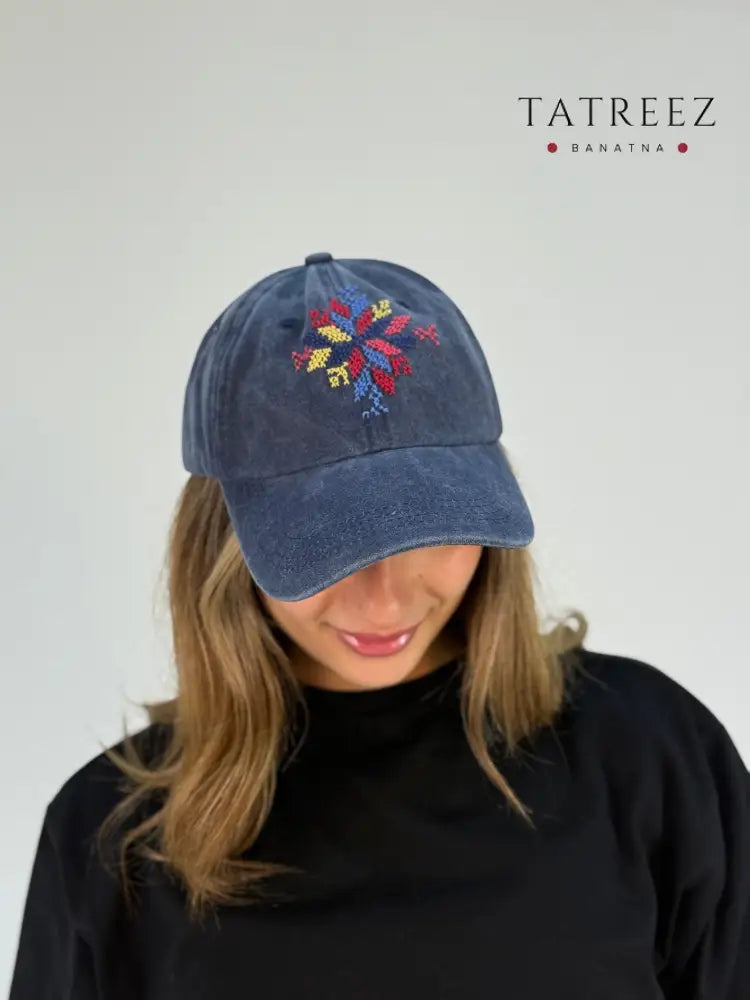 Loloa: That Colorful Embroidered Palestinian Flower Hat | Support Banatna in Style Clothing & Wearables