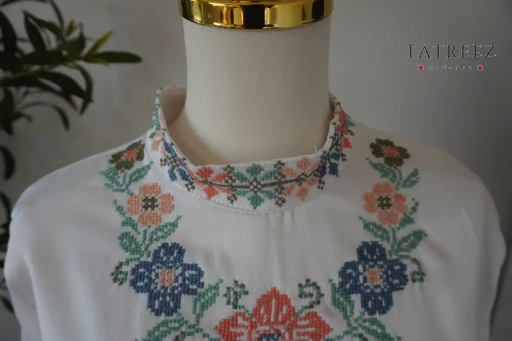 Handmade Exclusive Lulu Dress | Indian Taffeta Dress by Tatreez Banatna Clothing & Wearables