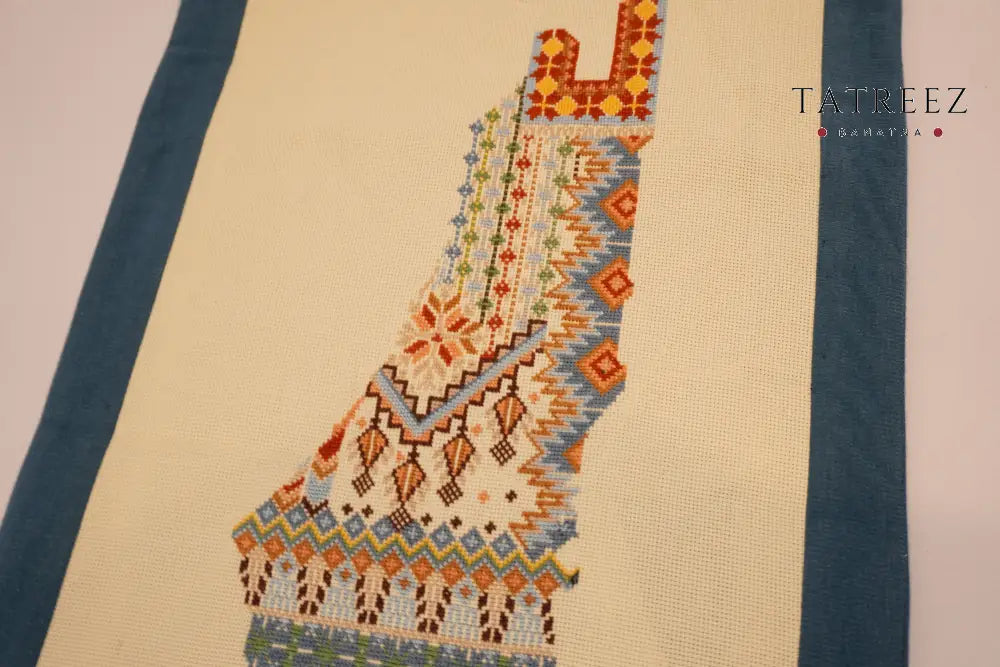 Palestine Map Moallaqa | Handmade Wall Hanging | Accessories