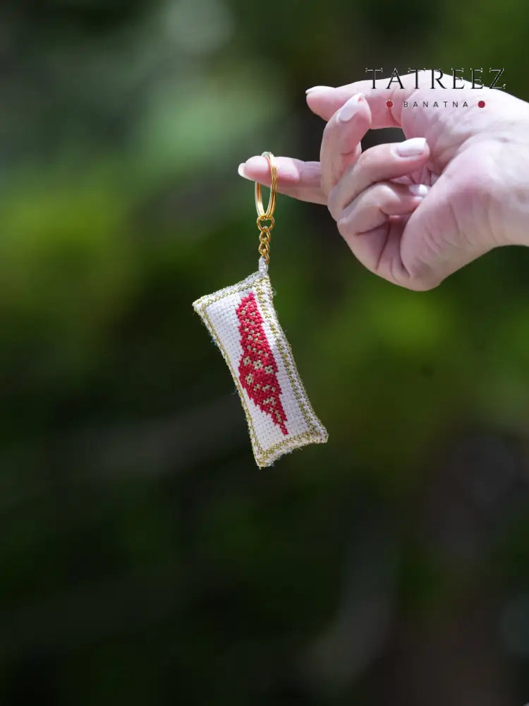 Palestinian Map Keychain | Handmade Symbol | Accessories