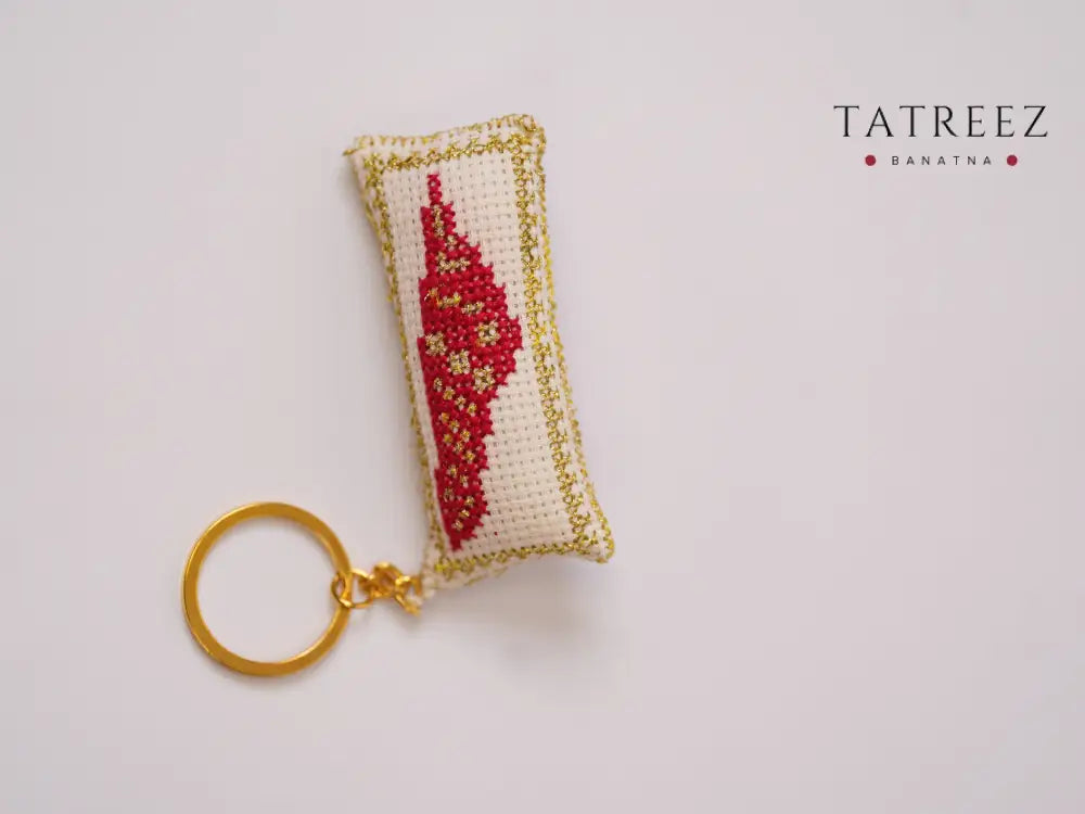 Palestinian Map Keychain | Handmade Symbol | Accessories